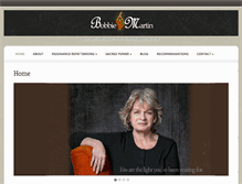 Tablet Screenshot of bobbiemartin.com